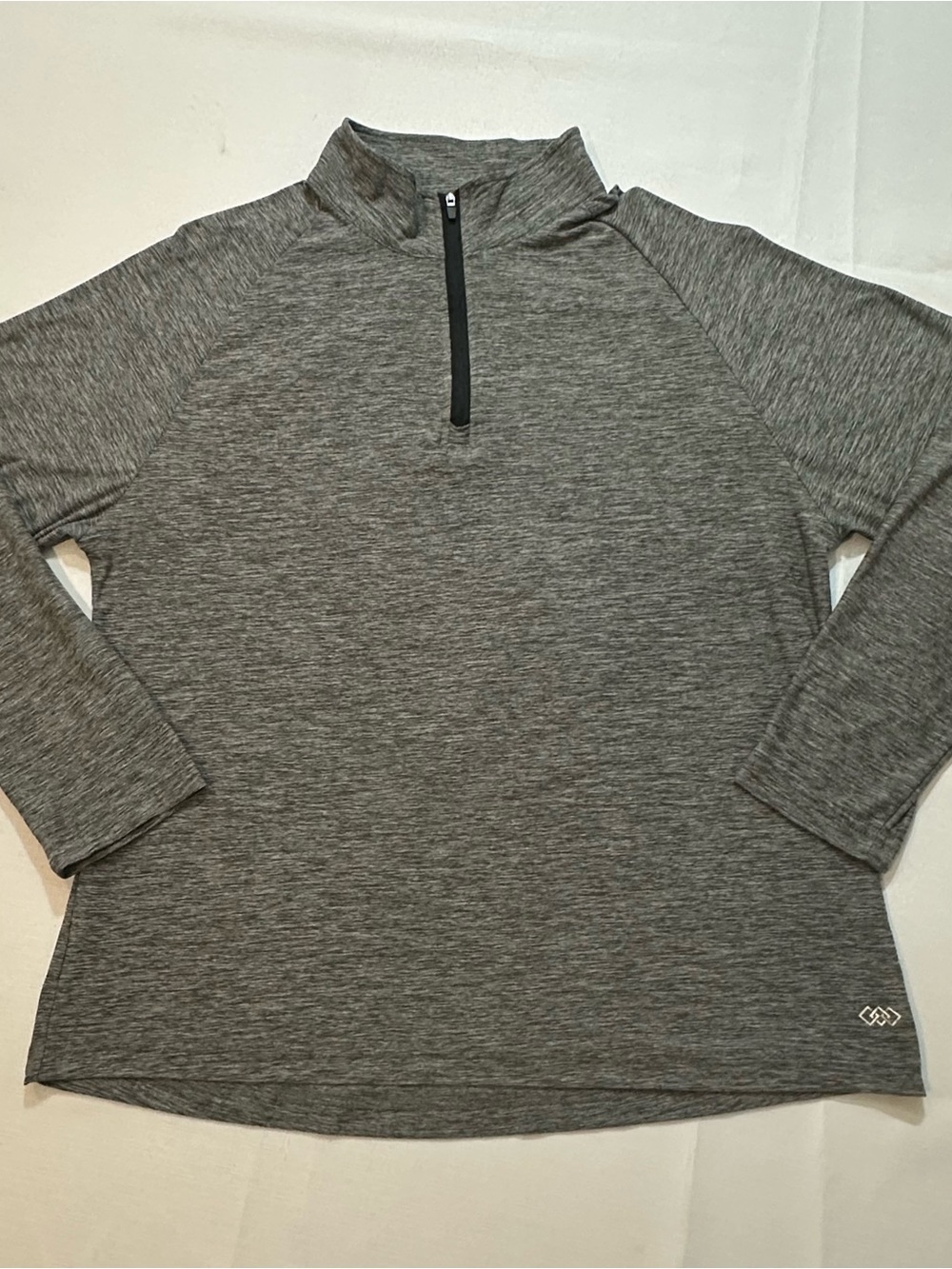 LEG3ND Breathe Men’s Medium Gray Heather 1/4 Zip Performance Pullover